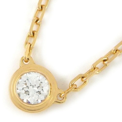 Cartier Necklace d'Amour Small Model Diamants Legers B7215700 1P Diamond 750RG