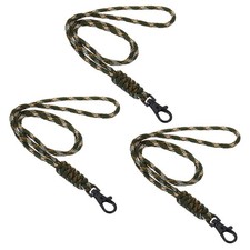 Lanyard neck, 3 pcs long strap lanyard badge, green camouflage