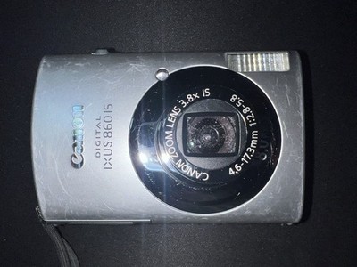 Canon IXUS 860 IS Digitalkamera 8 Megapixel Silber
