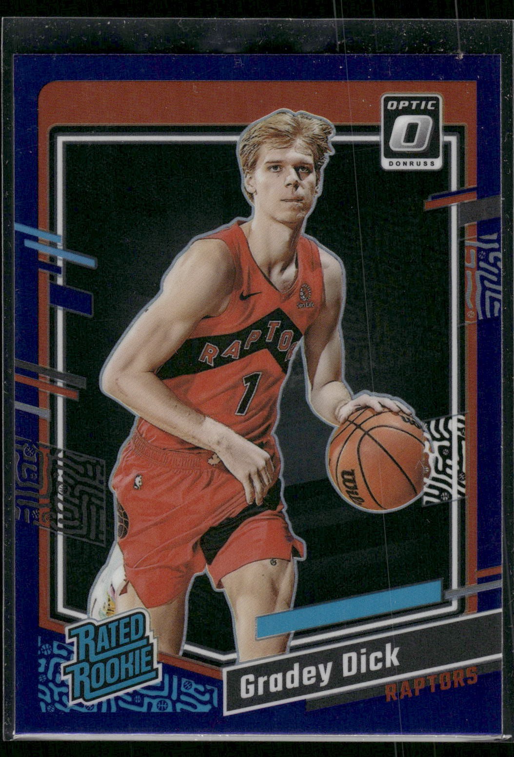 #212 Gradey Dick 2023-24 Donruss Optic Rookie Purple