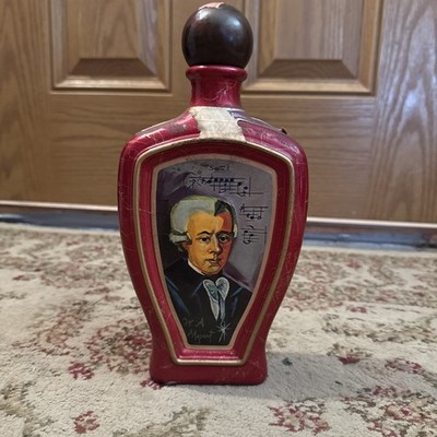 Vintage Beams Choice Jim Beam Mozart Bourbon Whiskey Decanter Bottle 1973 EMPTY