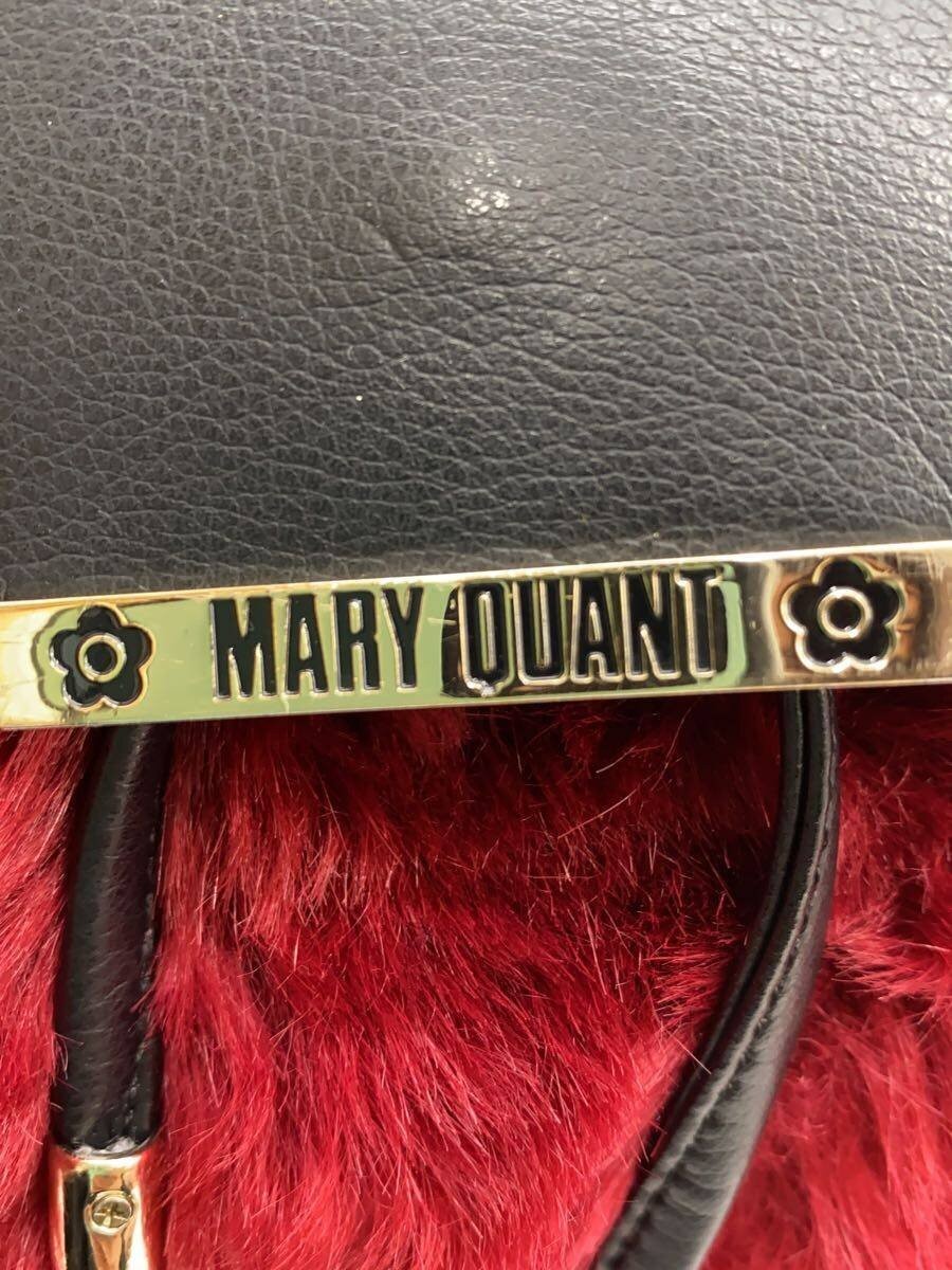 MARY QUANT Backpack -- RED Solid Color - image 5