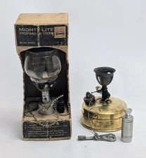 Vintage Primus Optimus Svea 123 Brass Stove & 5400 Propane Lantern Set With PUMP