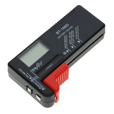 Universal Digital LCD Battery Checker Volt Tester Cell AA AAA C D 9V 1.5Button