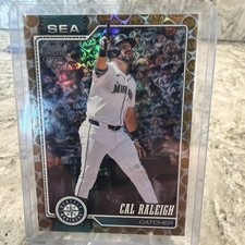 2026 Topps Series 1 Cal Raleigh Gold spring training foil 42/50 Mariners