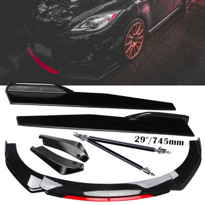 Front Bumper Lip Spoiler Splitter Body Kit Side Skirt Rear For Mazda Mazdaspeed