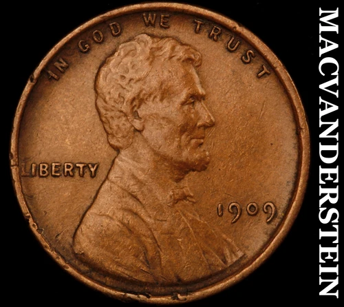 1909 Lincoln Wheat Cent- Extra Fine- Scarce Bette Date No Reserve #J5273