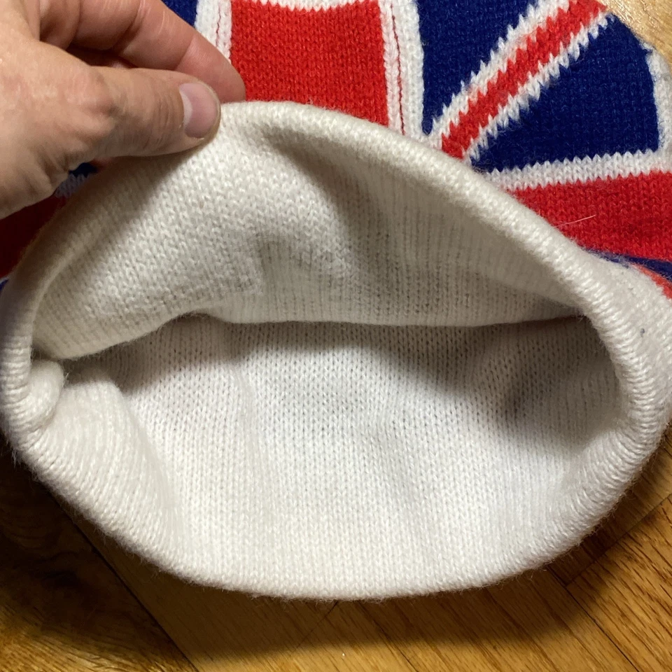 Toque/Gorro Vintage - Big Union Jack Reino Unido Inglaterra Foto 2 de 4