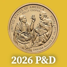 2026 P&D Native American $2FV 2 Coins PRESALE Jan 27