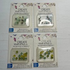 Create Your Style Swarovski Crystal Bicone Bead Lot Green NOS