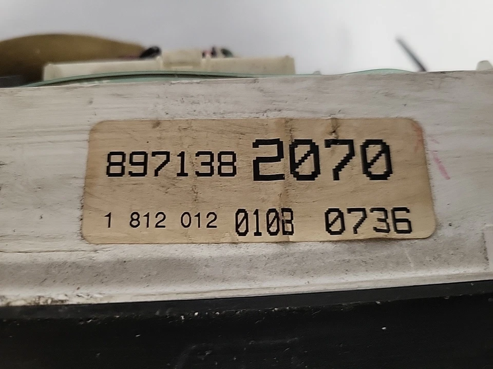 Speedometer Head Only With Tachometer Fits 94-97 PASSPORT 807059 D3 - Imagem 3 de 4