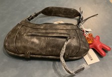 Steve Madden Bfranz Charms Shoulder Bag Satchel Purse NWT Black
