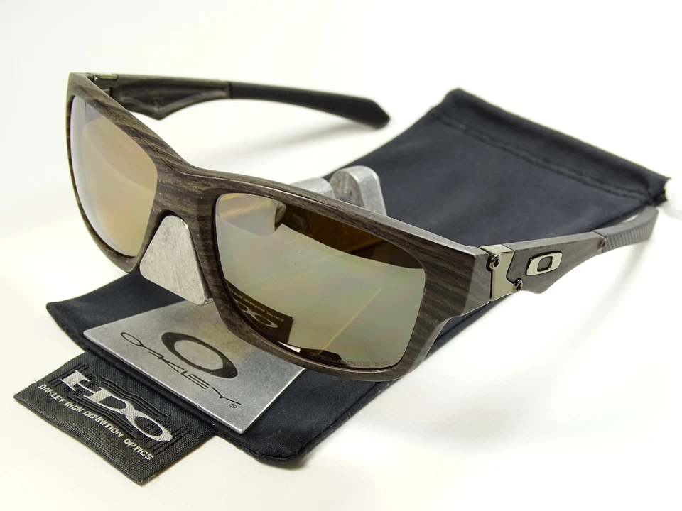Oakley Jupiter Squared Woodgrain Polarized Sonnenbrille Leffingwell Helux Castel - Bild 3 von 4