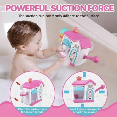 Eis Schaum Maschine Badespielzeug Blase Kuchen Spielset Wasser Badewanne Eis