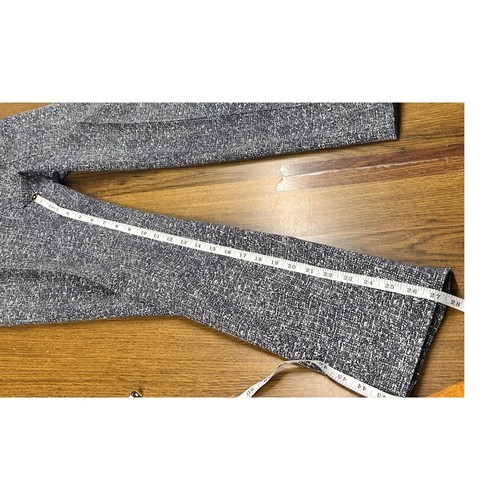 Akris Punto Knit Pants Textured Career Casual Trousers Blue White US 8 - Picture 11 of 13