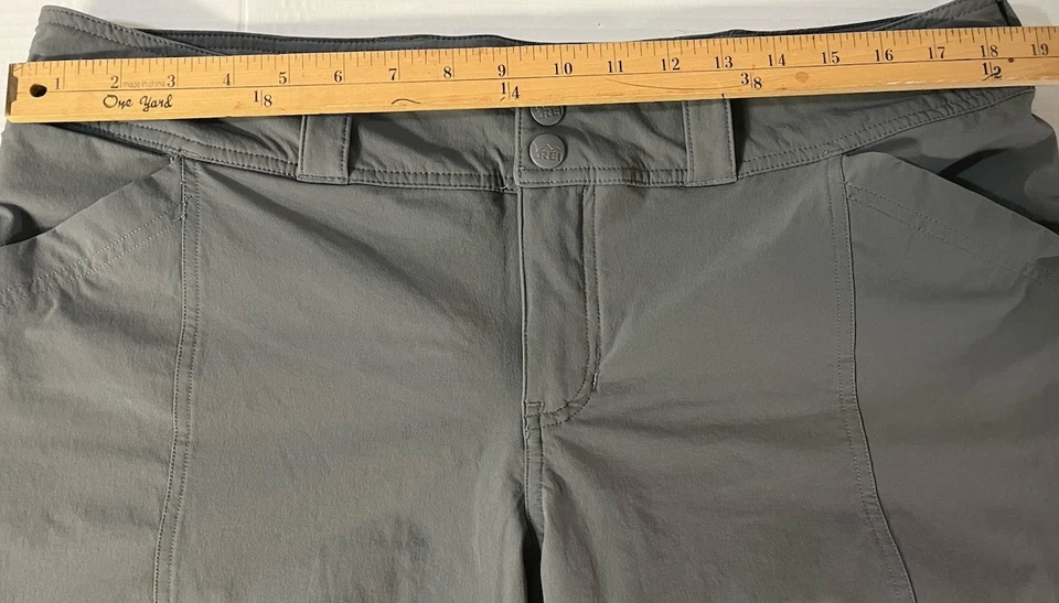 REI Pants Hiking Cargo Womens Size 16 Petite Gray Outdoor Camping. - Image 4 of 4