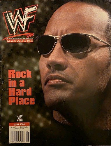 WWF Magazine June 2000 The Rock - Picture 1 of 16