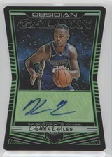 2018 Panini Obsidian Galaxy Prizm Electric Etch Green 11/15 Harry Giles Auto oh4