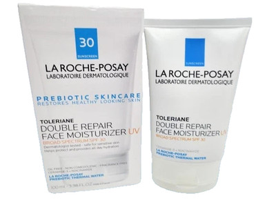 LA ROCHE POSAY TOLERIANE DOUBLE REPAIR MOISTURIZER UV SPF30 3.38 OZ EXP:2027