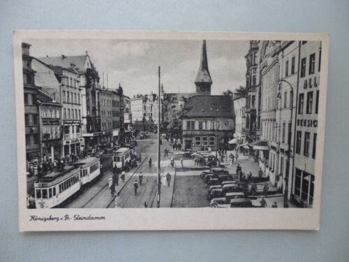 Ansichtskarte Königsberg i. Pr. Steindamm (Nr.645)