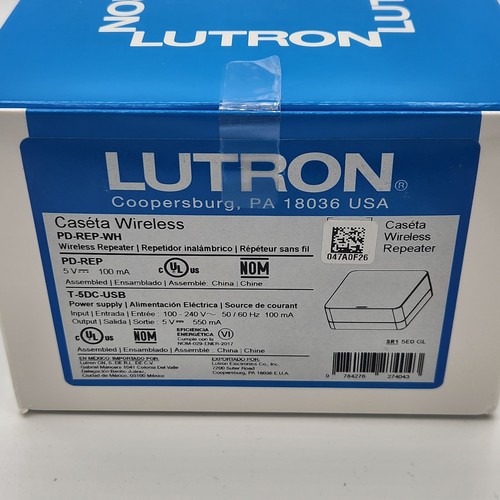 NEW Lutron Caseta Wireless Repeater PD-REP-WH Expands Wireless Range - Picture 2 of 2