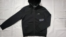 NEW POLO RALPH LAUREN MEN'S CLASSIC FRONT ZIP BLACK SWEATSHIRT HOODIE SIZE L