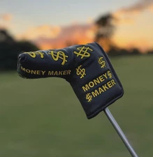 Money Maker Blade Putter Cover – Dollar Sign Golf Headcover | Blanc Golf