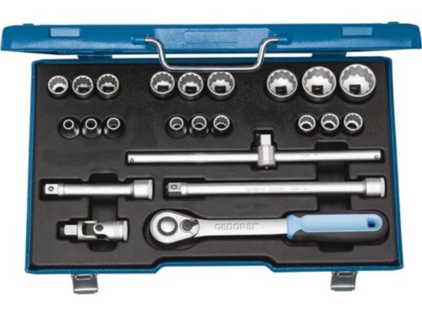 Gedore 2545845 SteckschlüSsel-Satz D19 EMU-20 23-Teilig 1/2 '' SchlüSselweiten 8-image