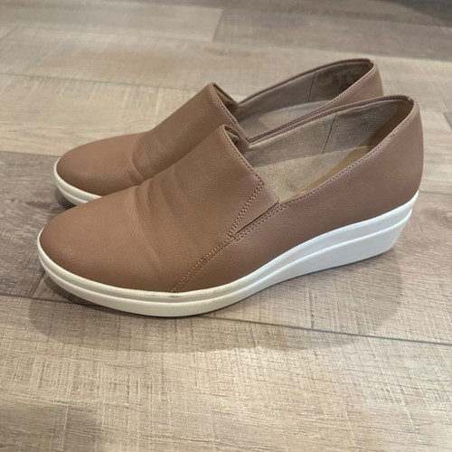 NATURALIZER SCARPE DONNA ABBRONZATE SLIP ON LARGHE 8 - Foto 3 di 8