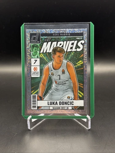 🚨 2024-25 Donruss EuroLeague #20 Luka Doncic Net Marvels Real Madrid 🚨