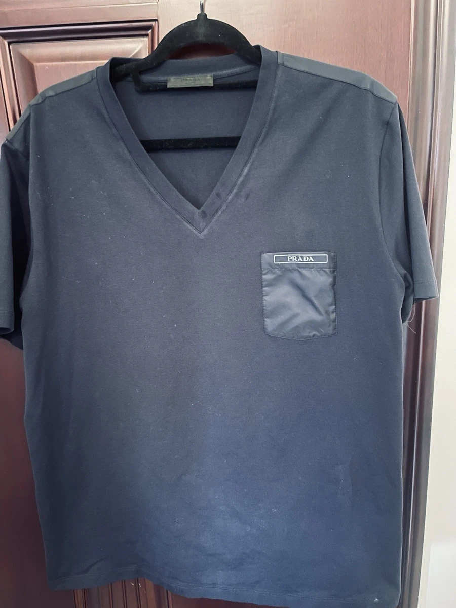PRADA Short Sleeve Blue Shirts for Men for sale | eBay