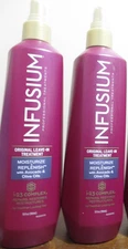 Lot of 2 Infusium Moisture & Replenish Leave In treatment Spray, 13 Oz Original