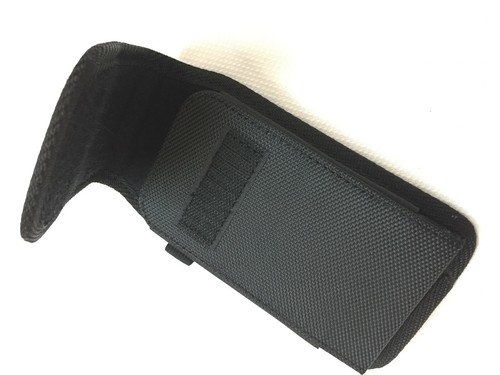 SCHWARZ VERTIKAL NYLON HOLSTER GÜRTEL CLIP ETUI HÜLLE FÜR SAMSUNG GALAXY A20 A30 A50 - Bild 5 von 12