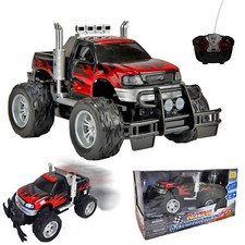 Kids RC Remote Control All Terrain Off Road Racing Monster Truck Toy With Lights