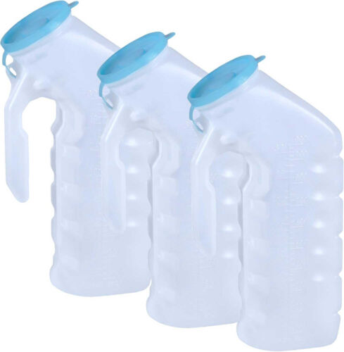 3-12 Männer Urinal Leuchten Dunkel Auslaufsicher Abdeckung 1000 ml Tragbar Behälter Flasche Männer - Bild 23 von 27