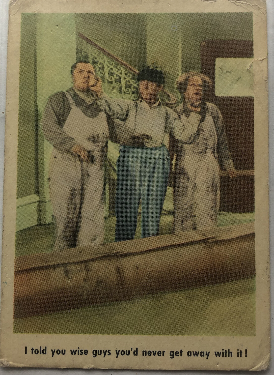 THE THREE STOOGES - 1959 FLEER TRADING CARD #8 - "I TOLD YOU WISE GUYS”  Larry | eBay
