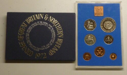 UK Official Royal Mint Proof Coin Year sets 1971 - 1982 Flat Pack type see menu - Picture 4 of 25