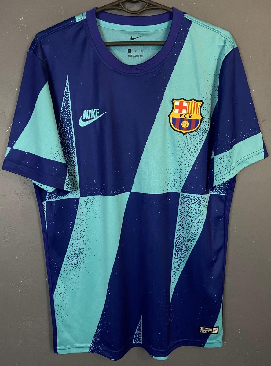 MEN'S NIKE FC BARCELONA 2019/2020 TRAINING FOOTBALL SOCCER SHIRT
