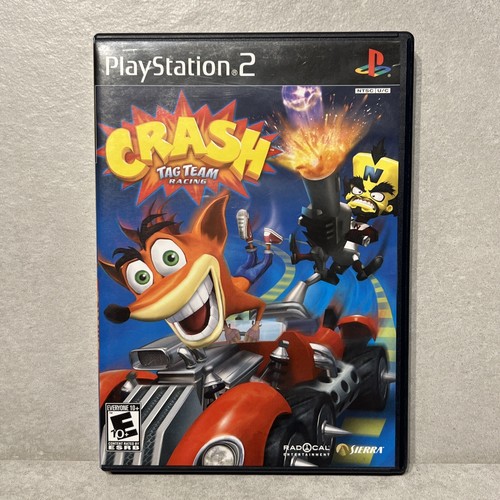 Crash Tag Team Racing PS2 (Sony Playstation 2, 2005) Komplett mit Handbuch & Getestet✅