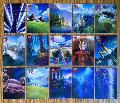 2024 Topps Chrome Star Wars Galaxy COMPLETE YOUR SET Insert Refractor (YOU PICK) - Picture 18 of 71