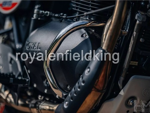 Royal Enfield Bear 650 Tinted Screen, Sump Guard, Headlight Grill & Engine Guard - Picture 7 of 9