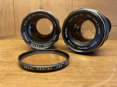 2 Lens Set : Near Mint* Pentax Super Takumar 55mm F/1.8 2 Lens Set : Near Mint* Pentax Super Takumar 55mm F/1.8