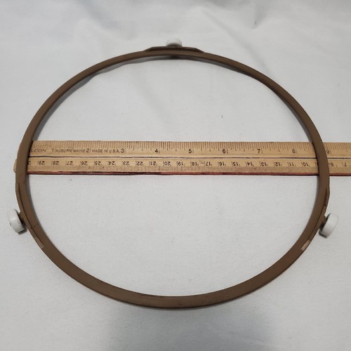 Anillo de soporte rodante de placa de vidrio para microondas de 9 pulgadas. Marrón - Imagen 2 de 2