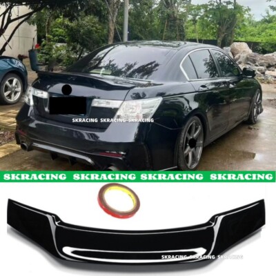 For 08-11 Honda Accord 4 Door Sedan Gloss Black DuckBill Rear Trunk Wing Spoiler