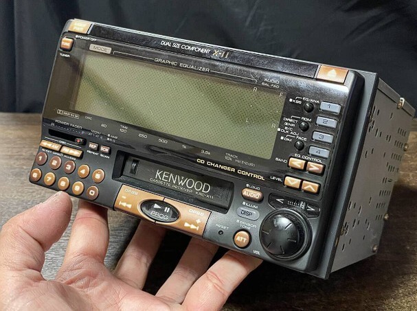 ラジオ・コンポ KENWOOD KRC-X11 CASSETTE RECEIVER KENWOOD KRC-X11 2DIN Cassette Deck Player Operation