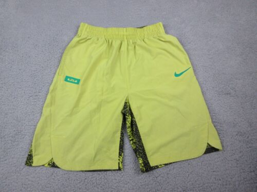 Pantaloncini Nike ragazzi grandi giallo nero logo swoosh ragazzi 26x19 - Foto 1 di 12