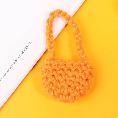 1/12 Dollhouse Woven Plush Shoulder Bag Crossbody Bag Dolls Dress UP Aceessor DR - Afbeelding 15 van 20