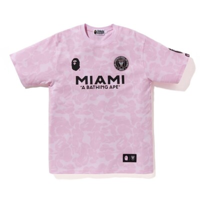 BAPE × INTER MIAMI CF CAMO TEE BAPE x Inter Miami CF Camo Tee Black Men's - FW23 - US