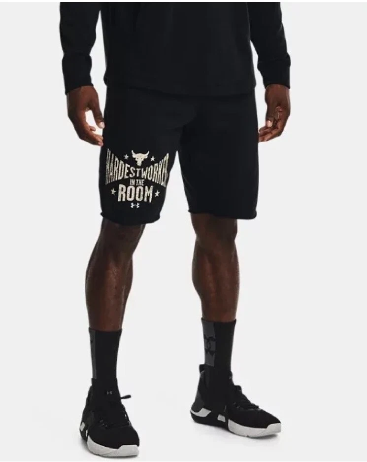 Under Armour Project Rock Hardest Worker in the Room Shorts Size L