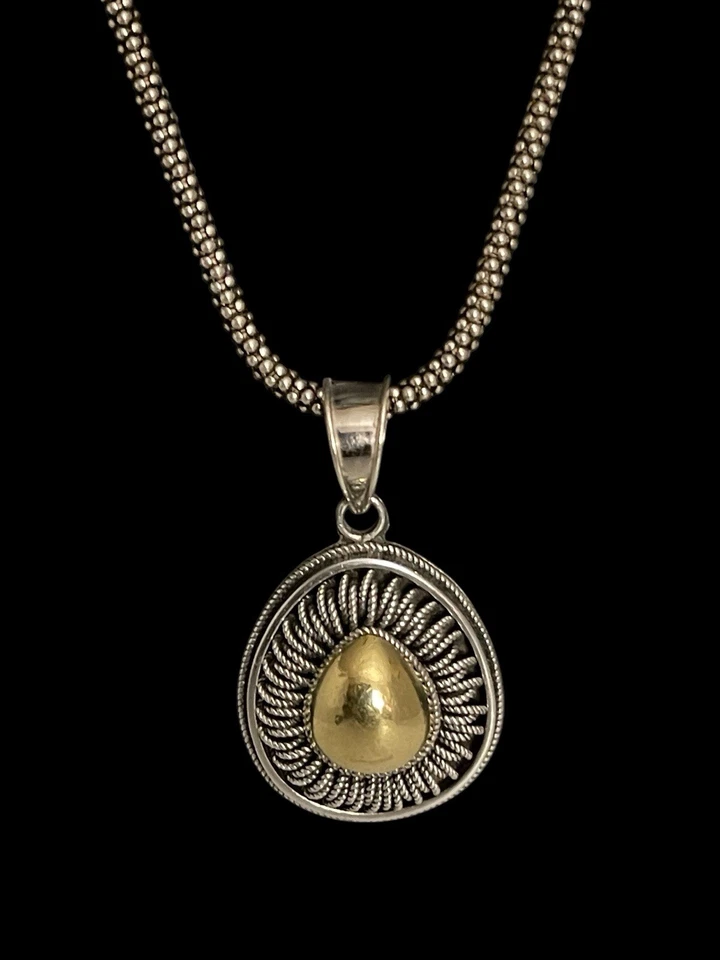 Pingente BA Suarti esterlina 18k L 1,5 pol - Imagem 2 de 4